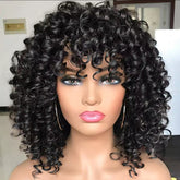 Peruca cabelo Humano Cacheada - Sol